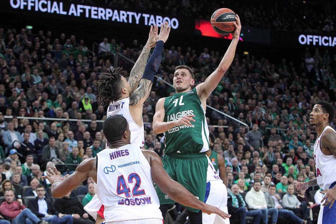 Eurolyga: „Žalgiris“ – CSKA 79:84