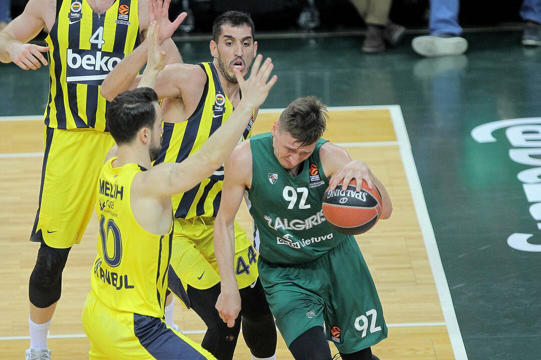 Eurolygos ketvirtfinalis: „Žalgiris“ – „Fenerbahce“ 82:99