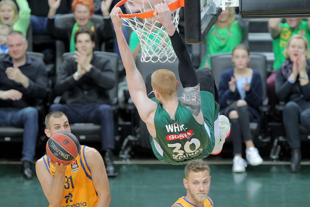 Eurolyga: „Žalgiris“ – „Gran Canaria“ 98:64