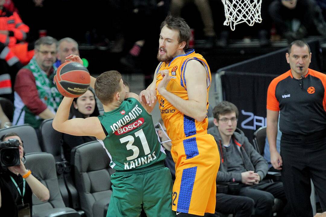 Eurolyga: „Žalgiris“ – „Gran Canaria“ 98:64