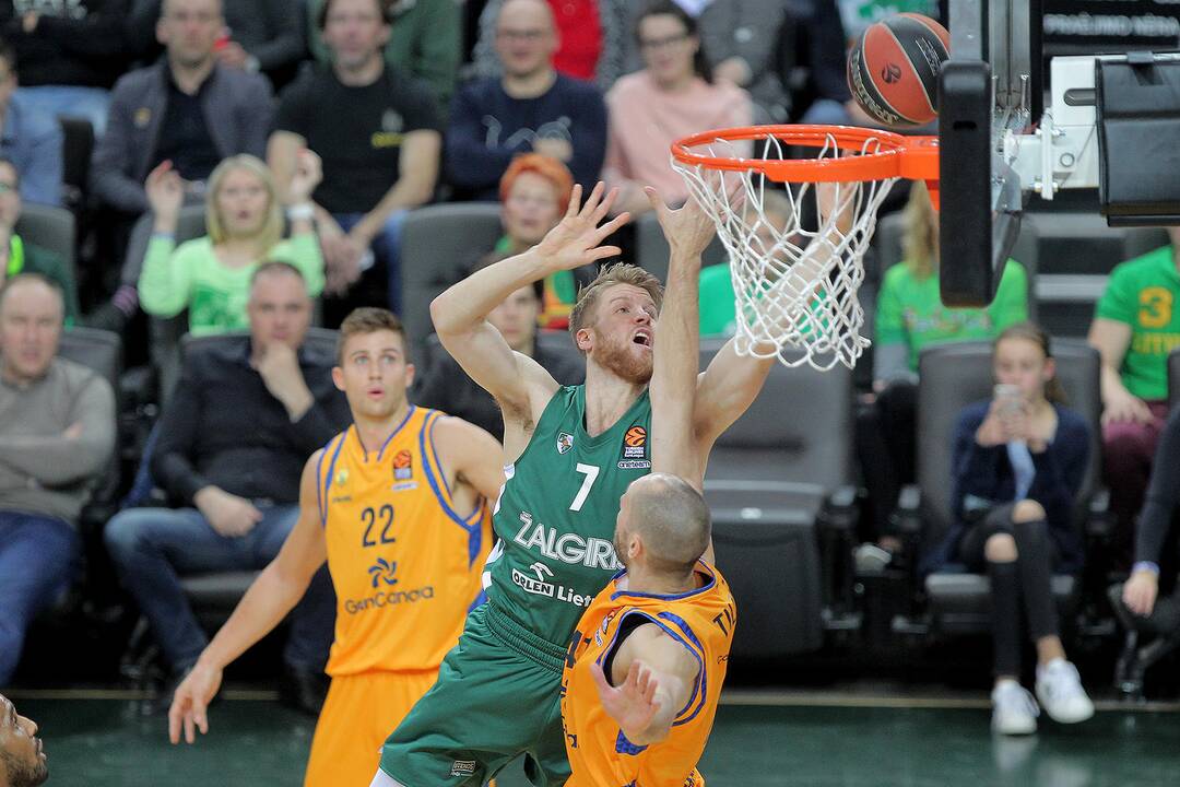Eurolyga: „Žalgiris“ – „Gran Canaria“ 98:64
