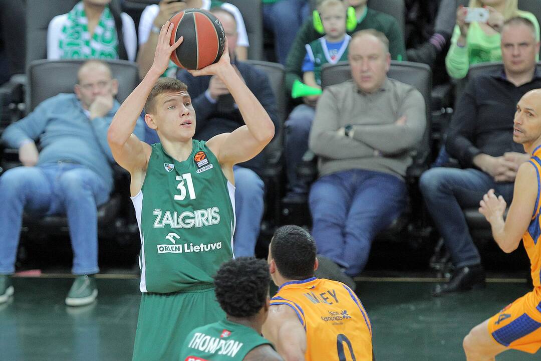 Eurolyga: „Žalgiris“ – „Gran Canaria“ 98:64