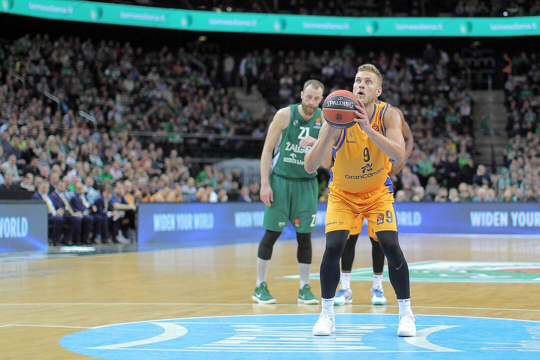 Eurolyga: „Žalgiris“ – „Gran Canaria“ 98:64