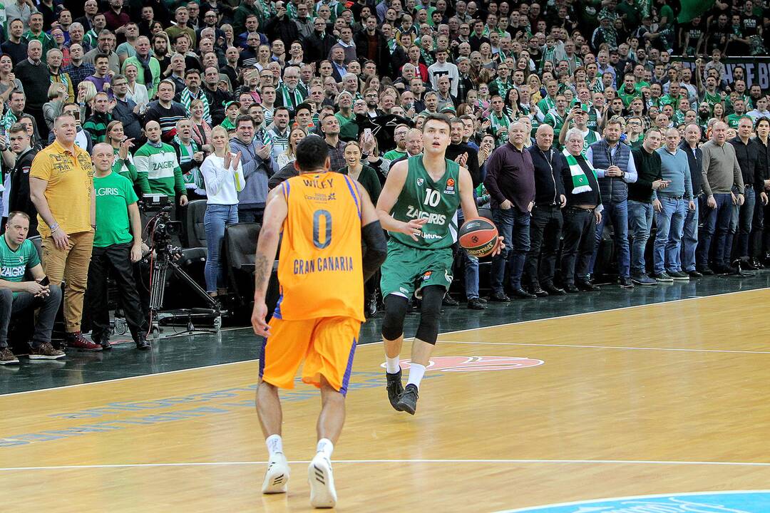 Eurolyga: „Žalgiris“ – „Gran Canaria“ 98:64