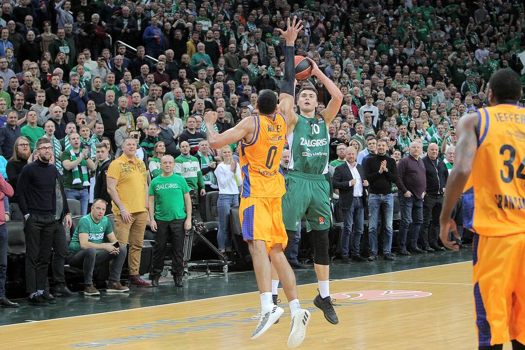 Eurolyga: „Žalgiris“ – „Gran Canaria“ 98:64