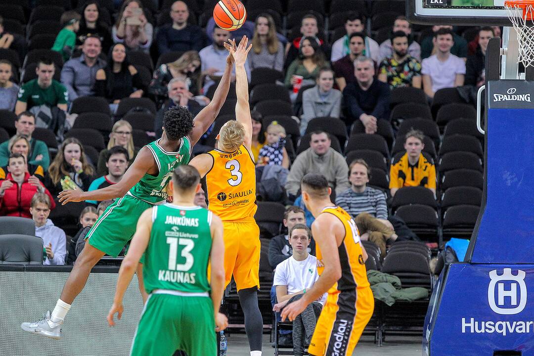 LKL: „Žalgiris“ – „Šiauliai“ 83:86