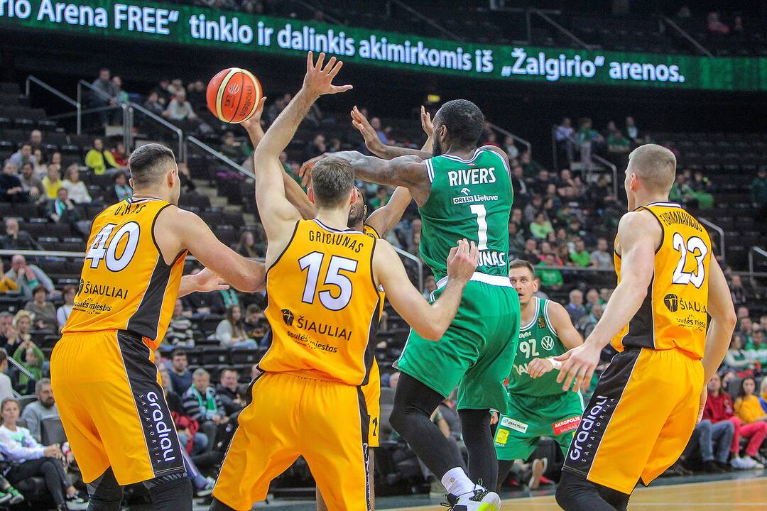 LKL: „Žalgiris“ – „Šiauliai“ 83:86