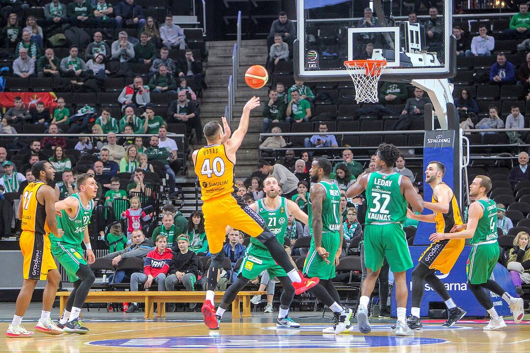 LKL: „Žalgiris“ – „Šiauliai“ 83:86
