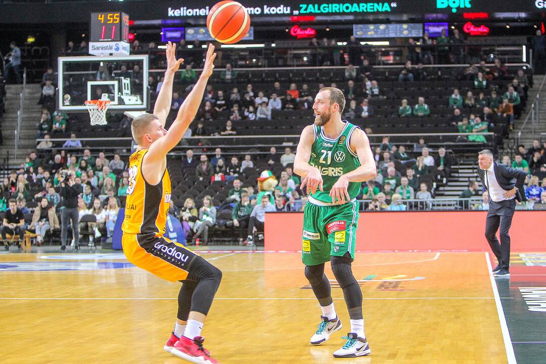LKL: „Žalgiris“ – „Šiauliai“ 83:86