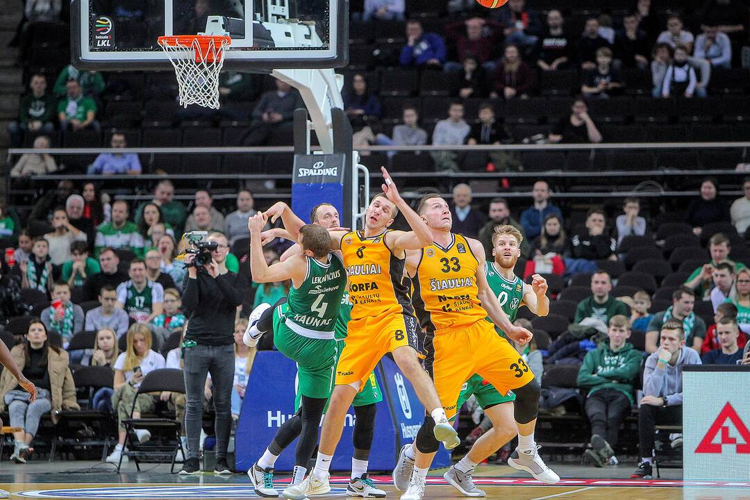 LKL: „Žalgiris“ – „Šiauliai“ 83:86