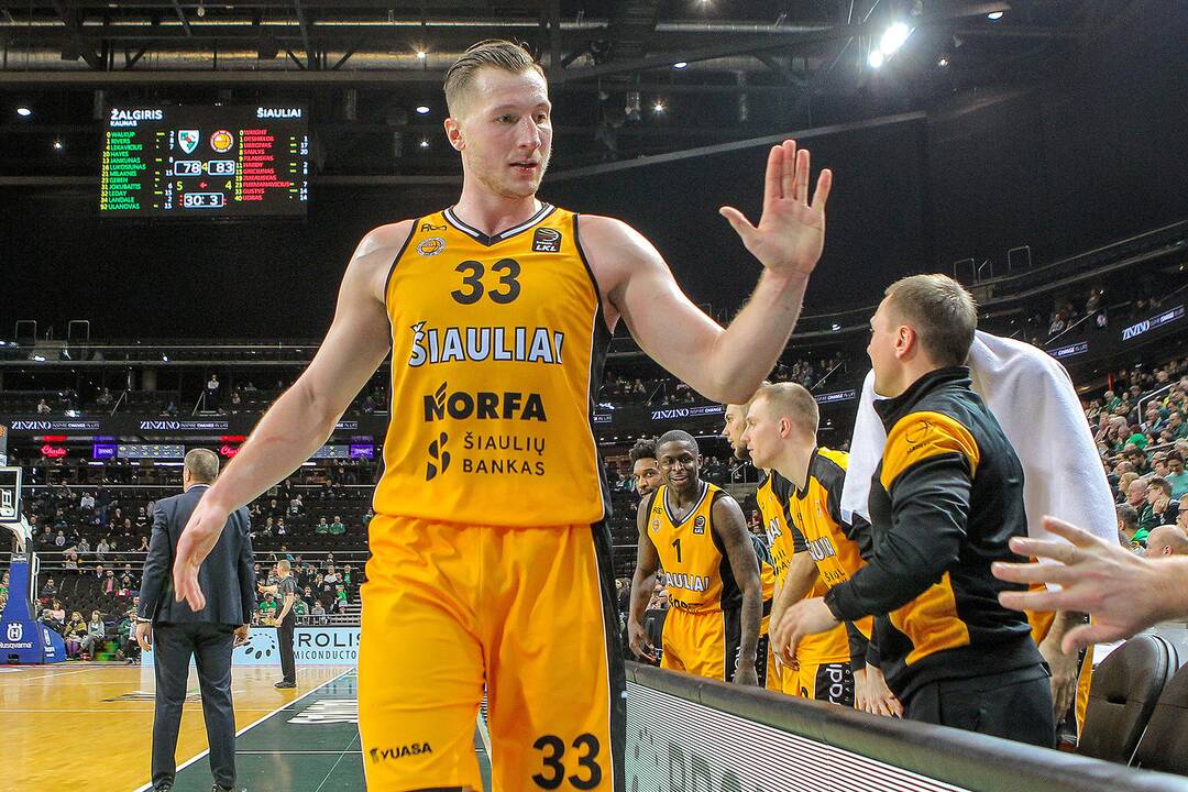 LKL: „Žalgiris“ – „Šiauliai“ 83:86
