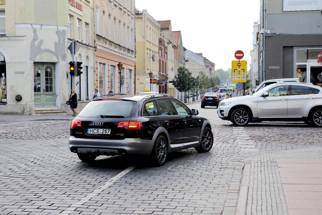 Renginiai pakoreguos eismą senamiestyje