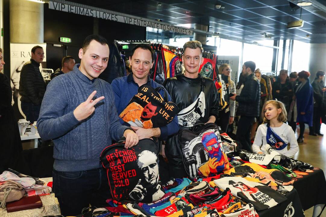 Kęstutis Baranauskas (kairėje), Saulius Skambinas, Giedrius Gustas