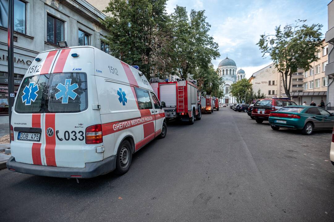Gaisras Kauno klinikinėje ligoninėje