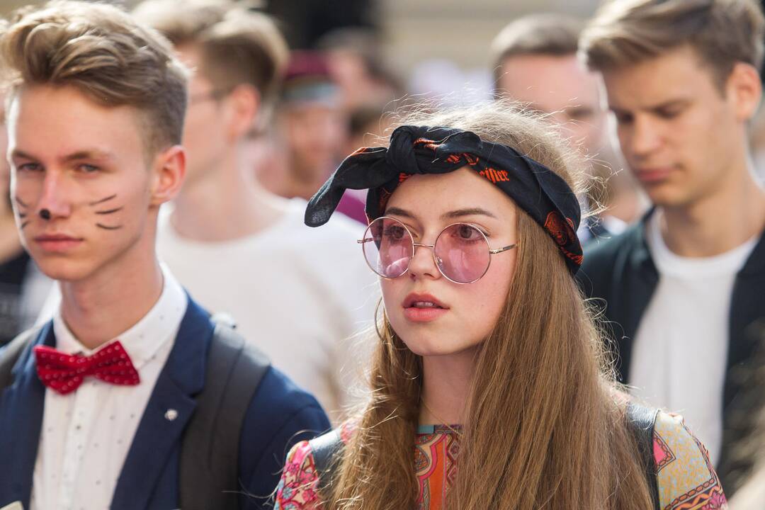 Šventinė VU studentų eisena