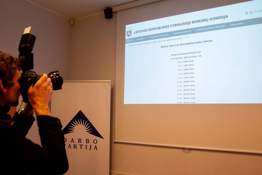 Partijos laukia rinkimų į savivaldos tarybas rezultatų