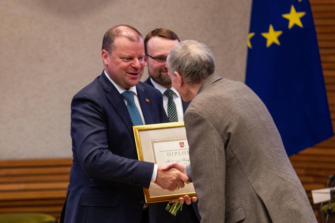 Įteiktos Vyriausybės kultūros ir meno premijos 