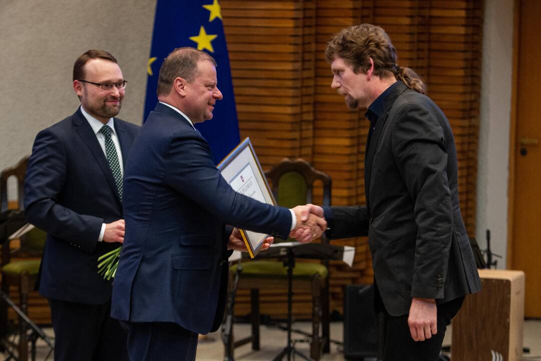 Įteiktos Vyriausybės kultūros ir meno premijos 