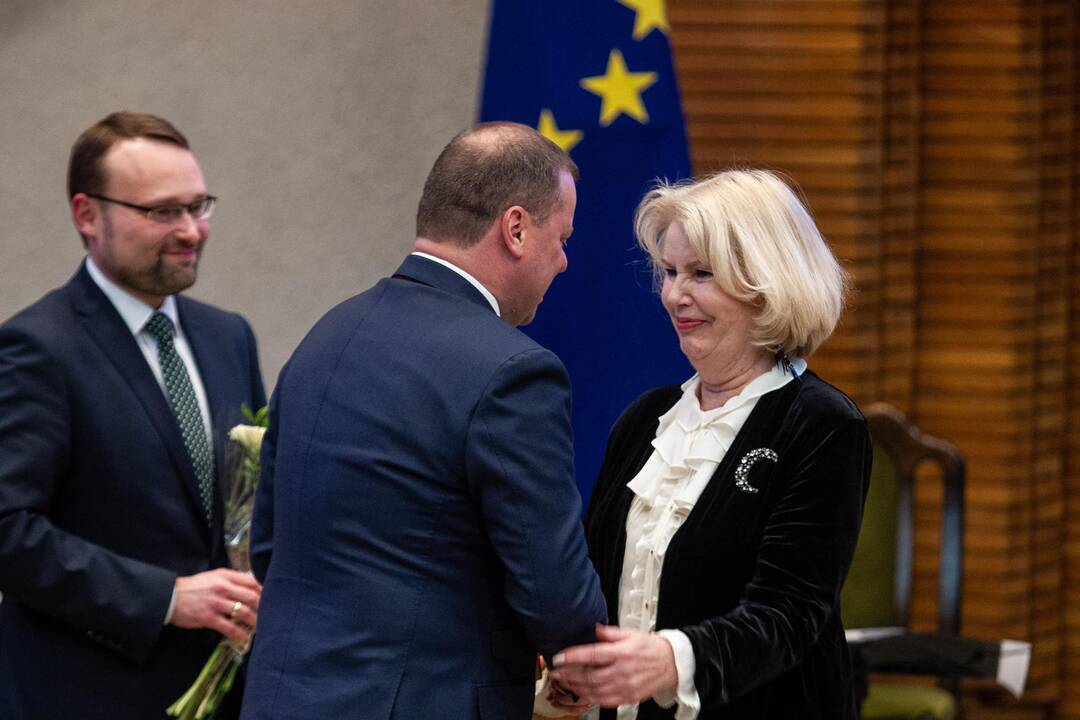 Įteiktos Vyriausybės kultūros ir meno premijos 