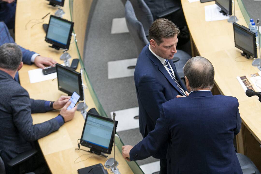 Pirmasis 2020 metų biudžeto projekto svarstymas Seime