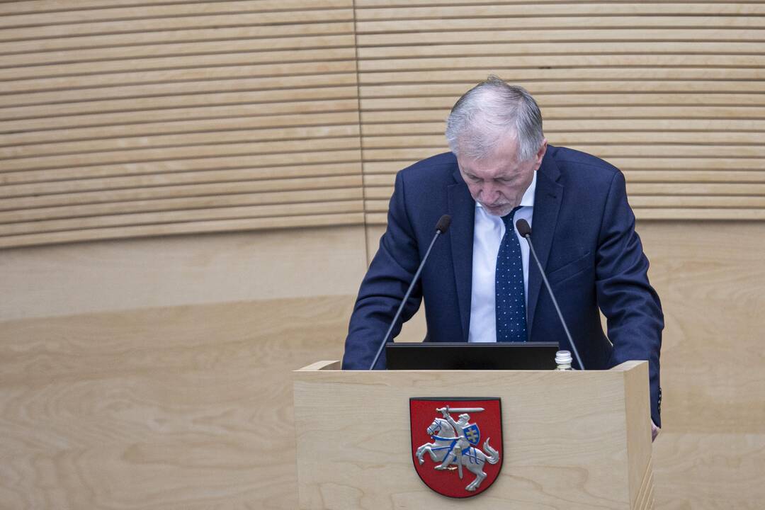 Pirmasis 2020 metų biudžeto projekto svarstymas Seime