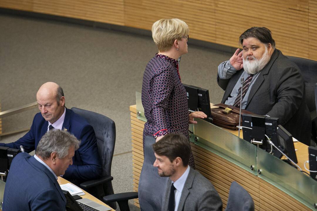 Pirmasis 2020 metų biudžeto projekto svarstymas Seime