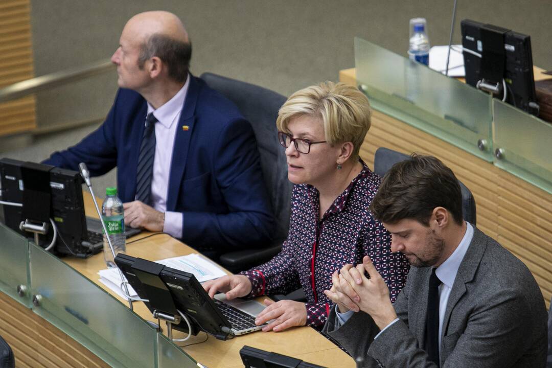Pirmasis 2020 metų biudžeto projekto svarstymas Seime