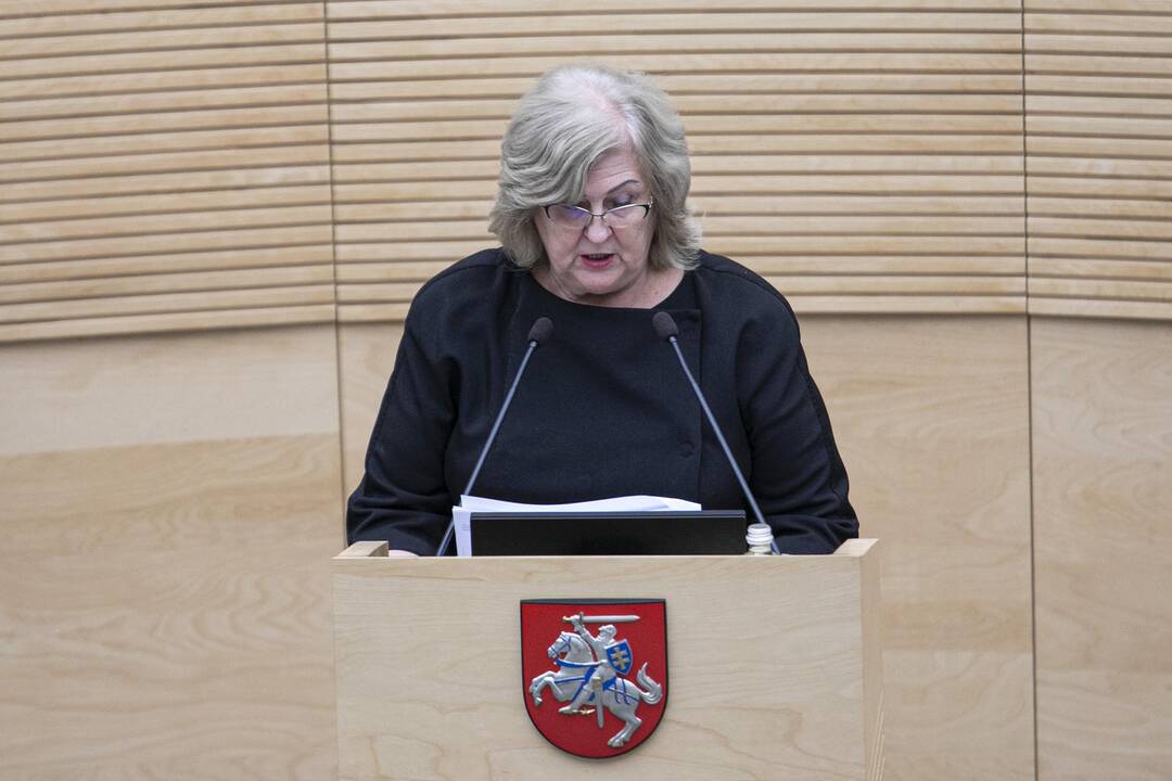 Pirmasis 2020 metų biudžeto projekto svarstymas Seime