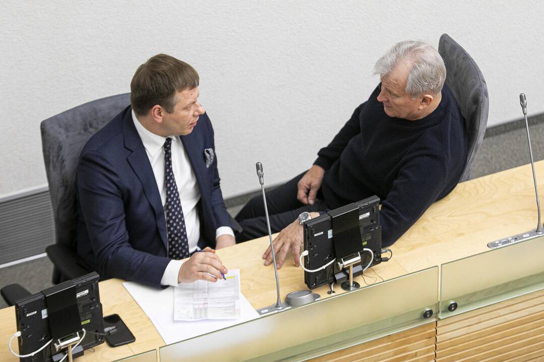 Pirmasis 2020 metų biudžeto projekto svarstymas Seime