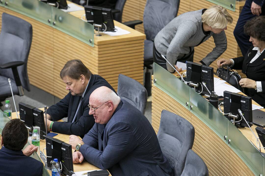 Pirmasis 2020 metų biudžeto projekto svarstymas Seime