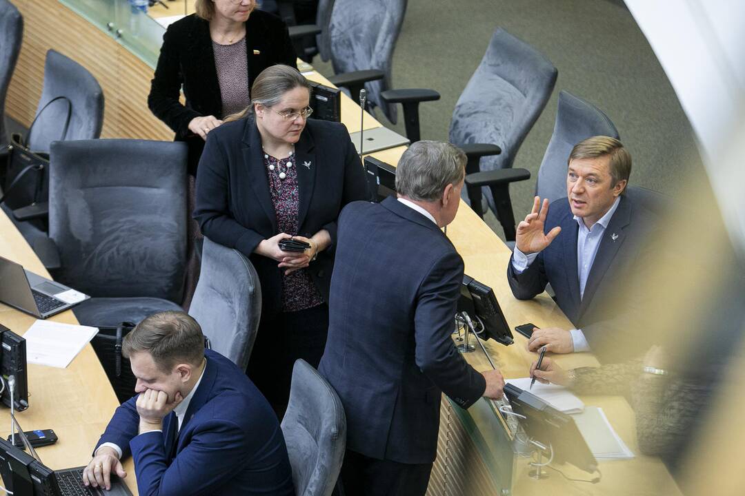 Pirmasis 2020 metų biudžeto projekto svarstymas Seime