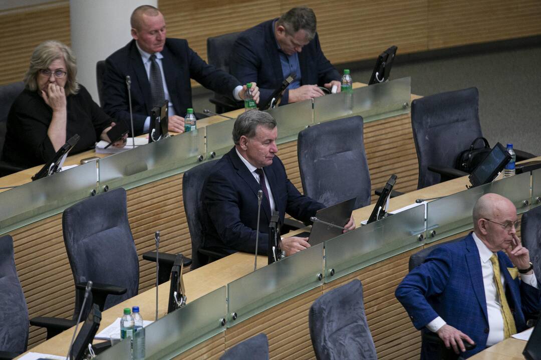 Pirmasis 2020 metų biudžeto projekto svarstymas Seime