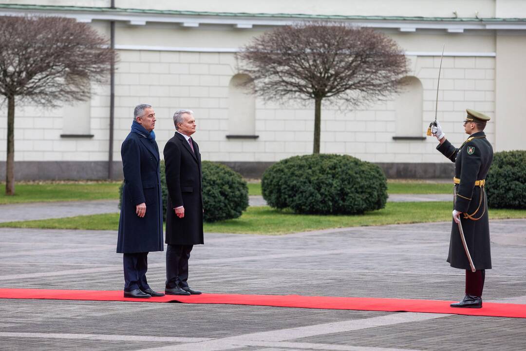 G. Nausėda susitiko su Juodkalnijos prezidentu M. Djukanovičiumi