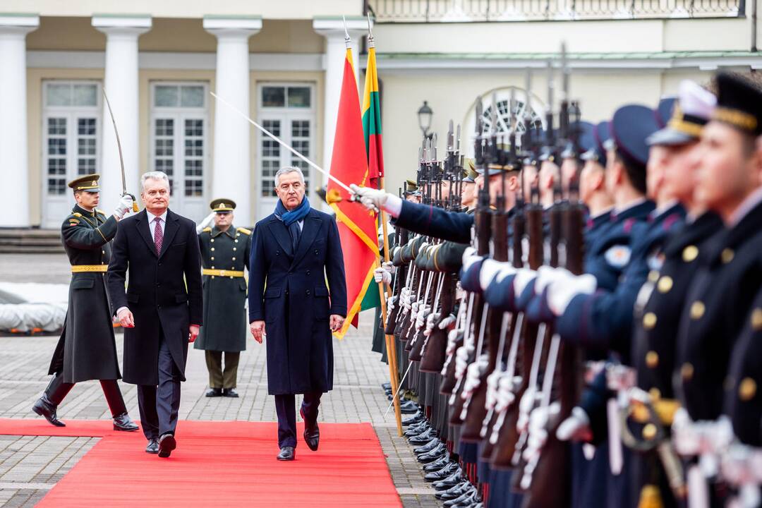 G. Nausėda susitiko su Juodkalnijos prezidentu M. Djukanovičiumi