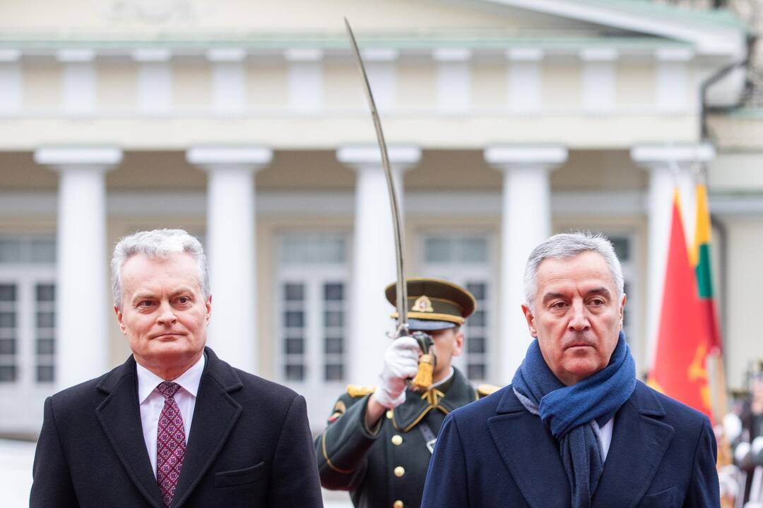 G. Nausėda susitiko su Juodkalnijos prezidentu M. Djukanovičiumi