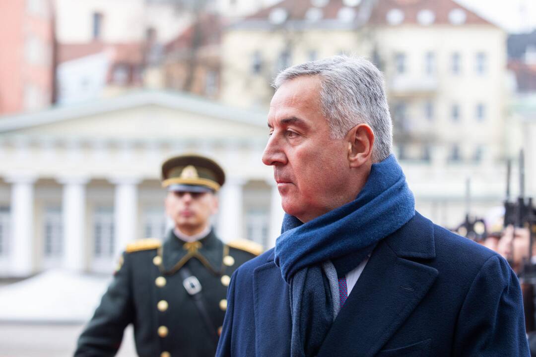 G. Nausėda susitiko su Juodkalnijos prezidentu M. Djukanovičiumi