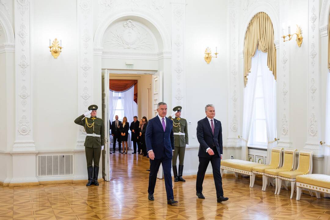 G. Nausėda susitiko su Juodkalnijos prezidentu M. Djukanovičiumi