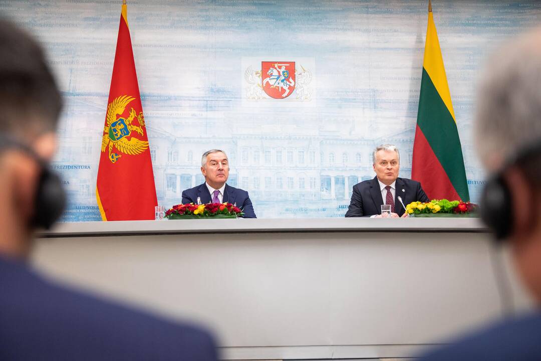G. Nausėda susitiko su Juodkalnijos prezidentu M. Djukanovičiumi