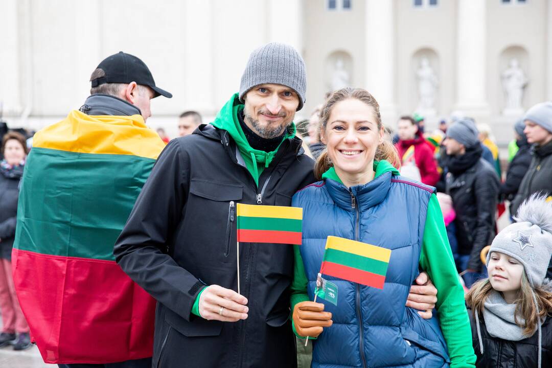 Rekordinis iš žmonių sudarytas Vytis