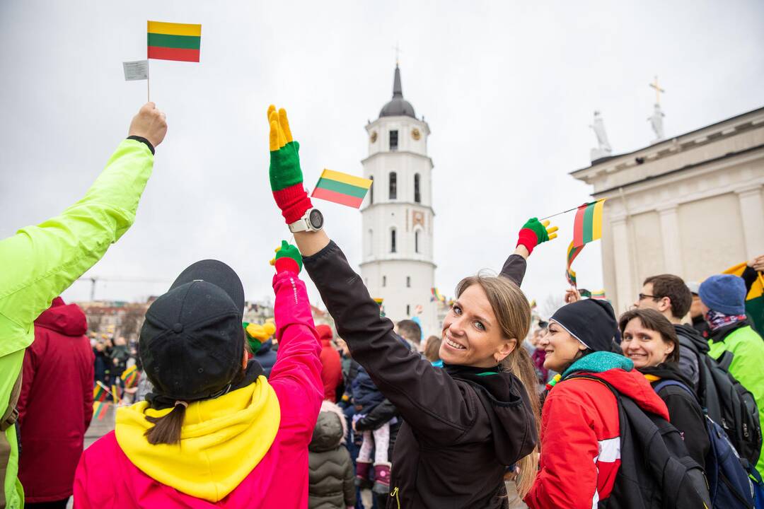 Rekordinis iš žmonių sudarytas Vytis