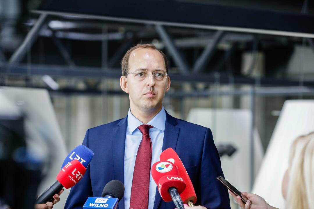 M. Skuodžio vizitas Kauno oro uoste