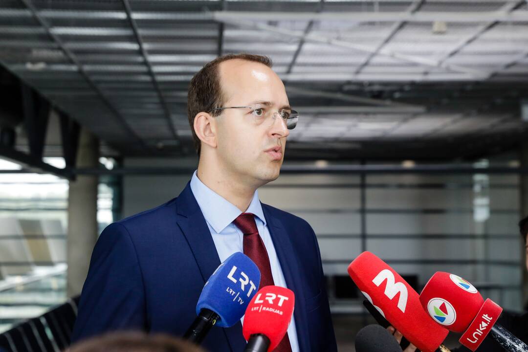 M. Skuodžio vizitas Kauno oro uoste