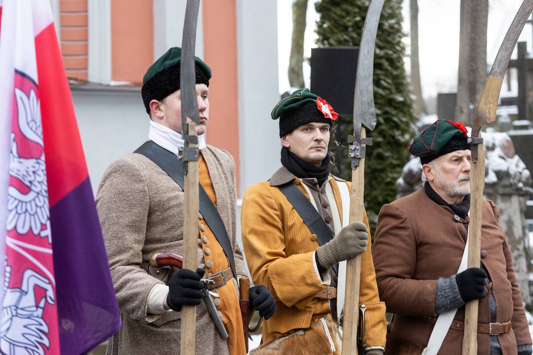 Senųjų Rasų kapinėse minimos 1863–1864 metų sukilimo metinės