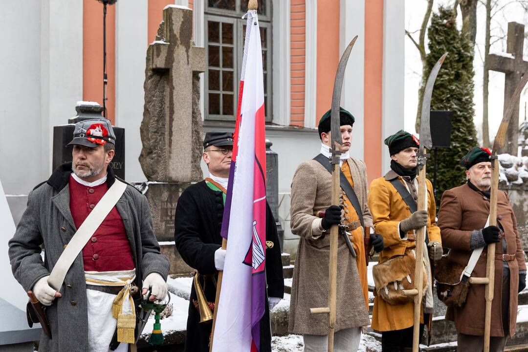 Senųjų Rasų kapinėse minimos 1863–1864 metų sukilimo metinės