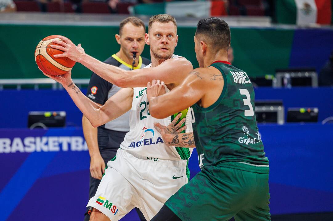 Pasaulio krepšinio čempionato Filipinuose grupės rungtynės: Meksika – Lietuva