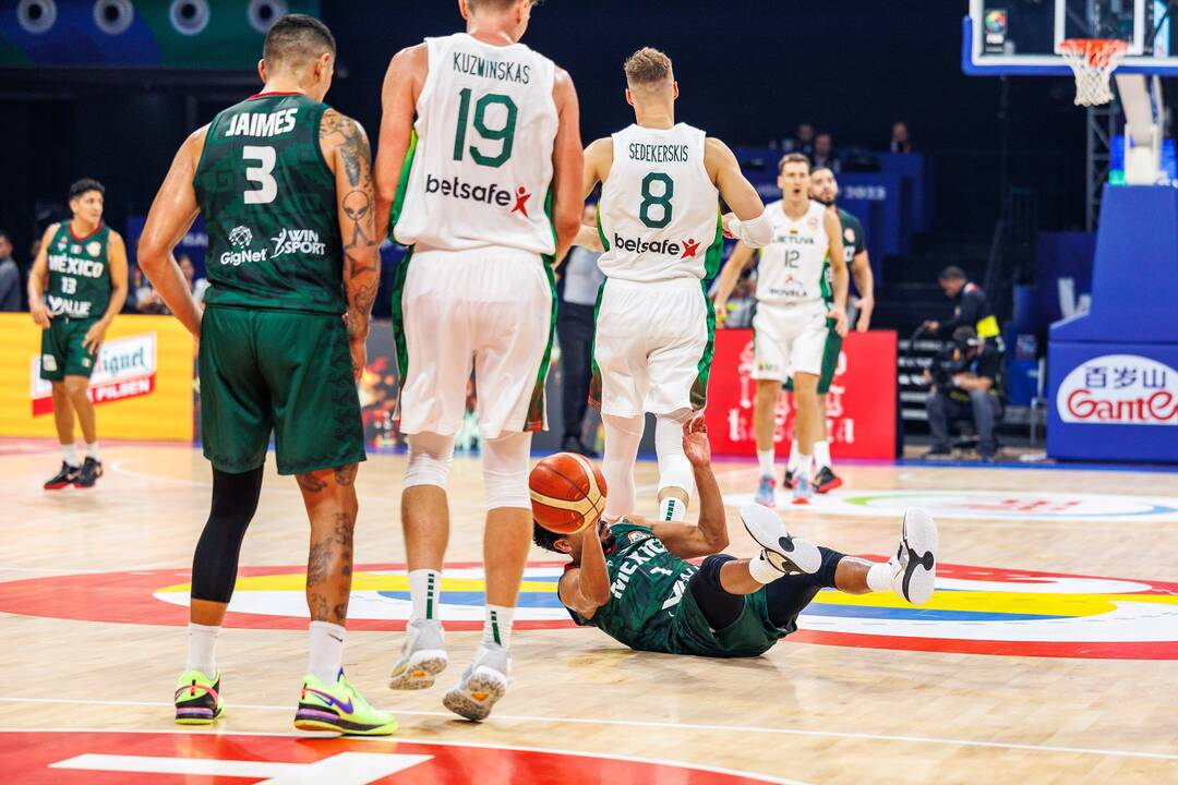Pasaulio krepšinio čempionato Filipinuose grupės rungtynės: Meksika – Lietuva