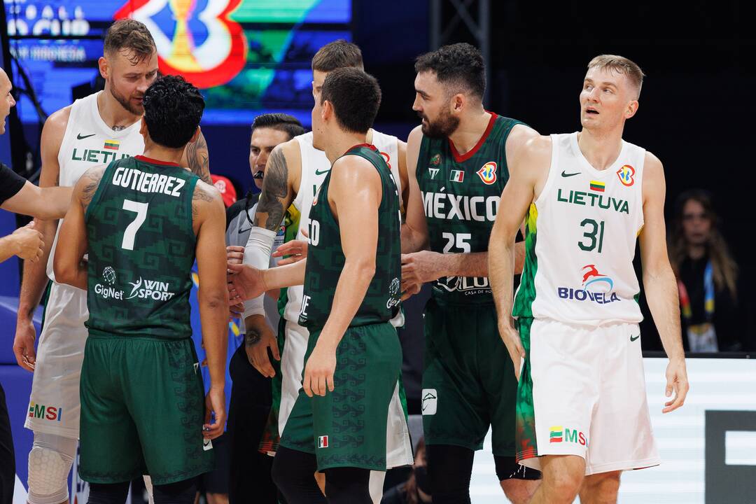 Pasaulio krepšinio čempionato Filipinuose grupės rungtynės: Meksika – Lietuva