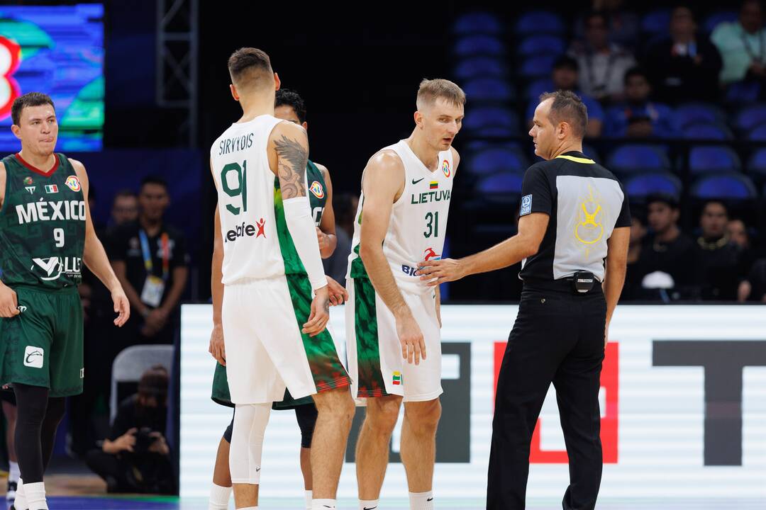 Pasaulio krepšinio čempionato Filipinuose grupės rungtynės: Meksika – Lietuva