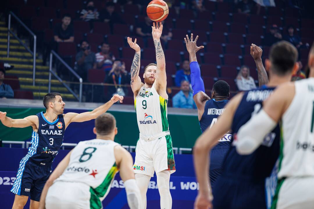 Pasaulio krepšinio čempionato Filipinuose grupės rungtynės: Lietuva – Graikija