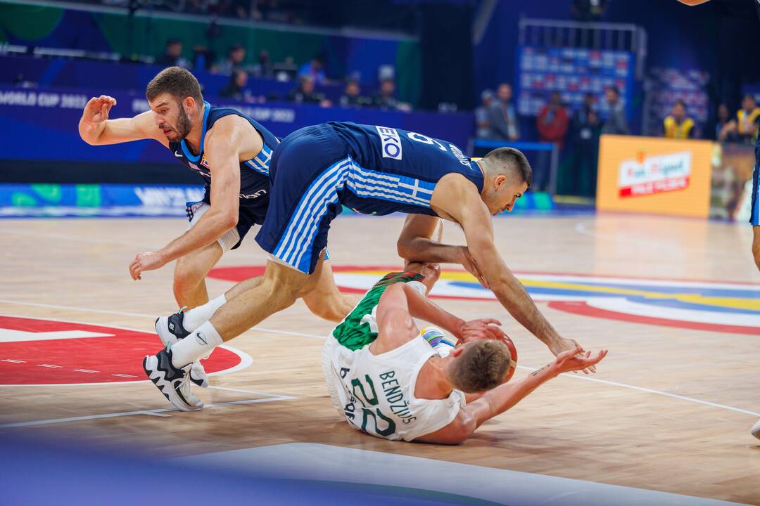 Pasaulio krepšinio čempionato Filipinuose grupės rungtynės: Lietuva – Graikija